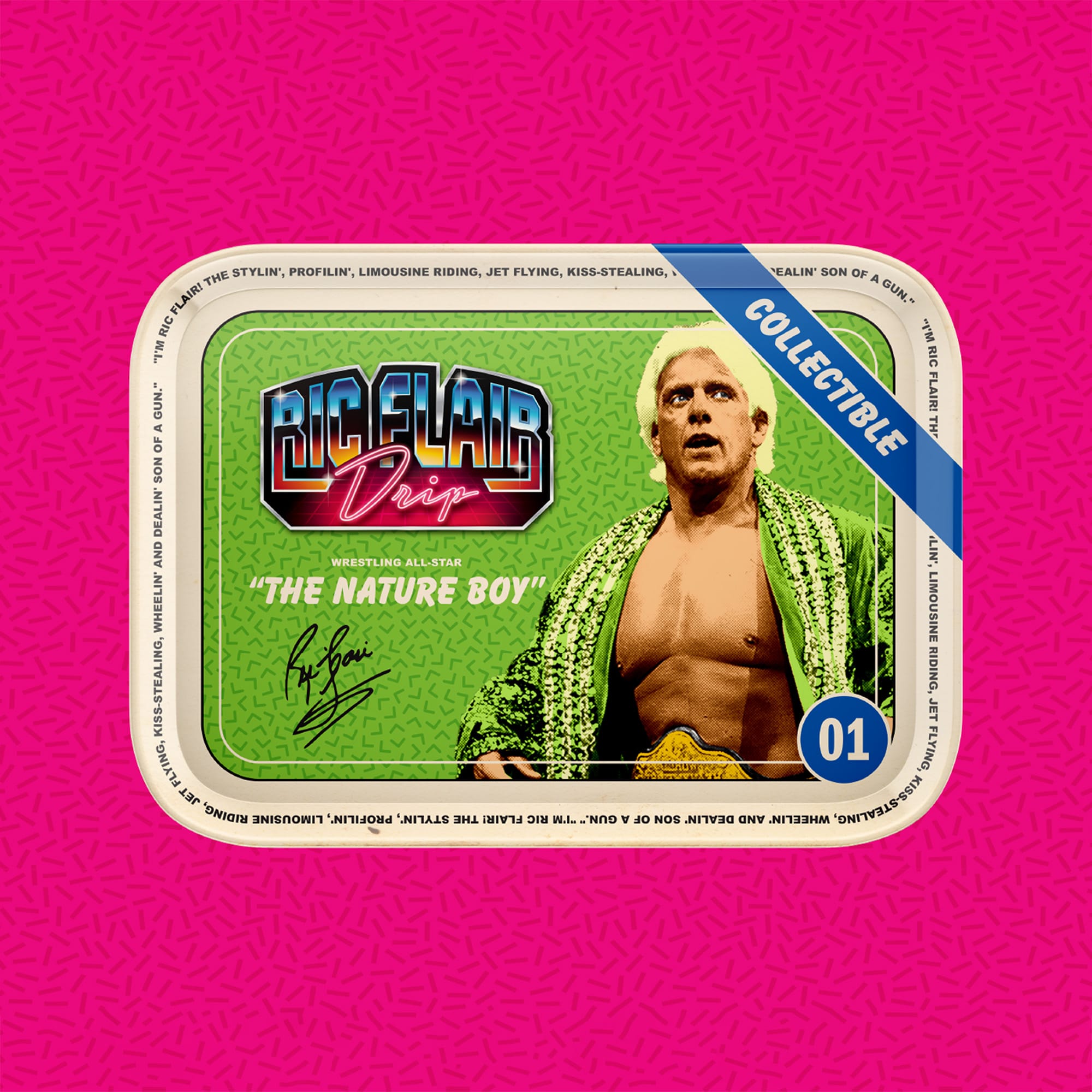 Nature Boy Luggage Cover – The Official Ric Flair Shop